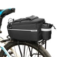thumbnail image 3 of Paquete Estante Bolsa para bicicleta Bolsa para portaequipajes trasero para bicicleta Bolsillo utilitario Negro, 3 of 6