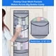 MISSLO Over The Door Organizer - 4 Large Pockets & 8 Side Pockets Storage For Bathroom, Bedroom, Nursery