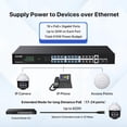 thumbnail image 3 of Conmutador PoE Tenda TEG1128P de 24 puertos Gigabit con 24 puertos PoE+ de 410 W, 3 of 6