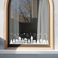 thumbnail image 6 of Window Static Cling Decal Sticker Double-Sided for Large Glass 1 Sheet House and Winter Snowflakes 47.2"x11.8" Waterproof Removable Window Decal for Home Office Classroom Decoration, 6 of 9