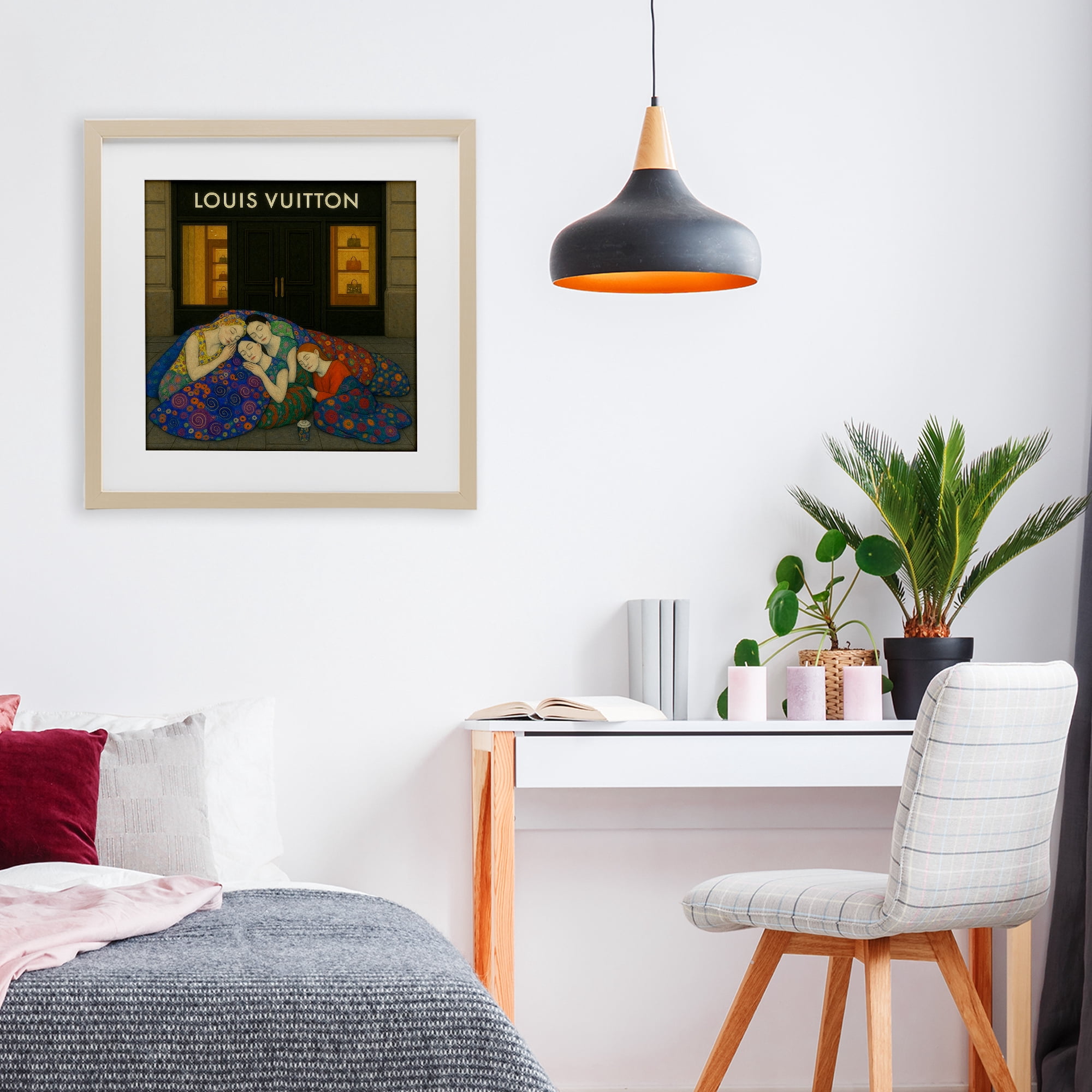 Stupell Industries Iconic Style Fashion Shop Birch Framed Print Under Glass, design by Grotto Studios