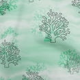 thumbnail image 1 of oneOone Georgette Viscose Sea Green Fabric Sea Corals Fabric For Sewing Printed Craft Fabric By The Yard 42 Inch Wide, 1 of 4