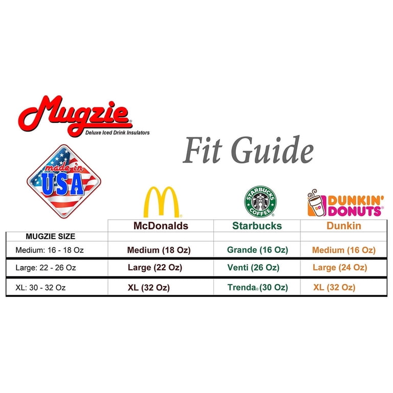 Swig Life Large Iced Cup Coolie - Neoprene Insulator Sleeve For 22-28oz Cups, Keeps Drinks Cold, Holy Cow Print