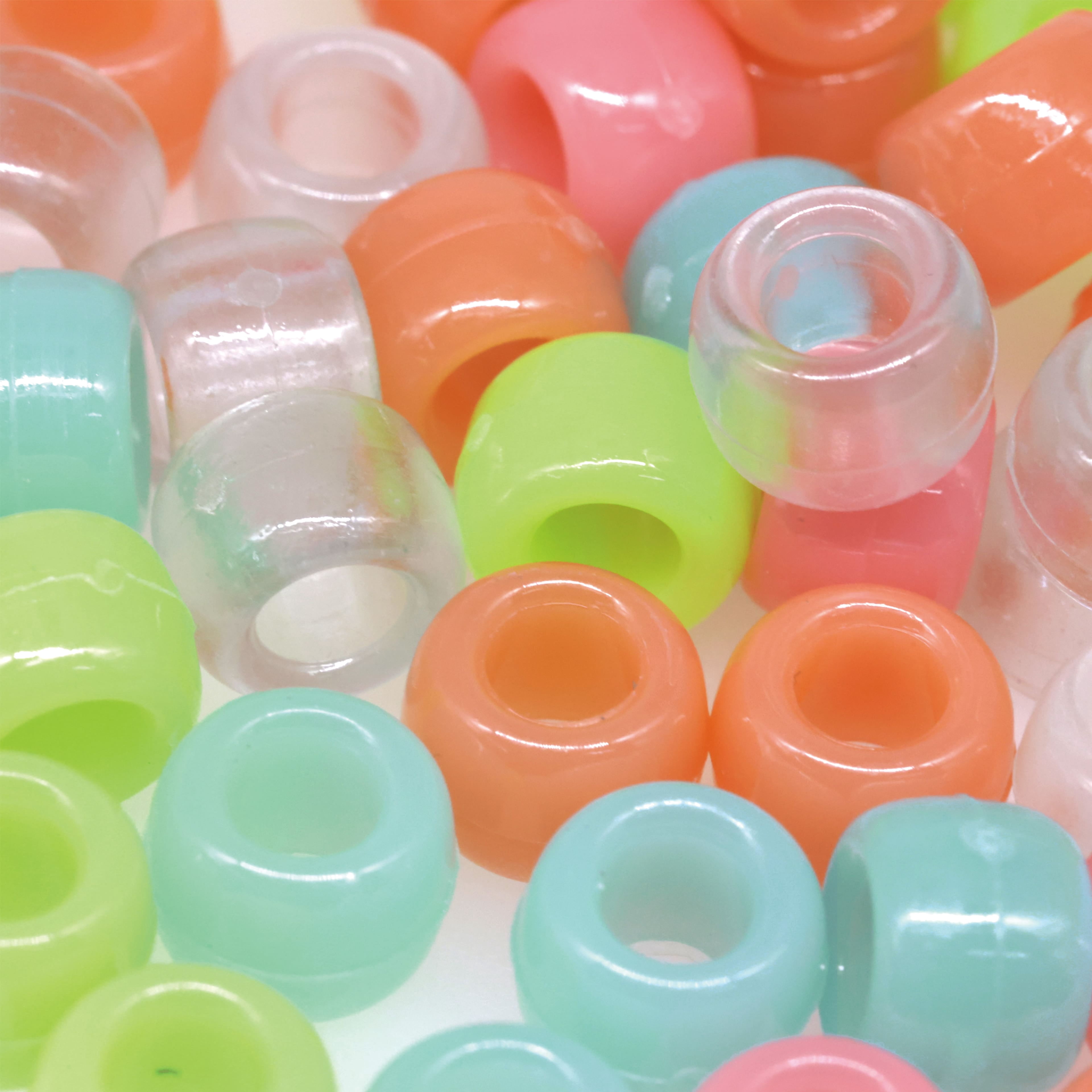 12 Packs: 280 ct. (3,360 total) Glow in the Dark Pony Beads by Creatology - 6mm x 9mm