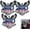 3Pcs, variant on America 250 Freedom Eagle Car Emblem, Patriotic 1776-2026 USA Anniversary Vehicle Badge, 250th Anniversary Red & Blue Flag Auto Decal for Car Truck SUV RV (1Pc)