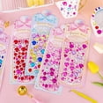 thumbnail image 1 of SHENMO 3 Pieces 3D Puffy Girl Sticker, Shiny Crystal Sparkle Sticker, Sheets Craft Stickers for Kids Scrapbooking Journals Bullet 3D Embossed, 1 of 5