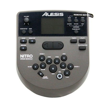 Alesis Nitro Electronic Drum Module with Power Supply for Alesis Nitro Mesh Kit