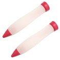 thumbnail image 1 of Inteprter Bolígrafo de silicona para escribir pasteles, 2 piezas, portátil, reutilizable, lavable, de mano, bandeja para platos de postre, Cocina y Comedor, 1 of 6