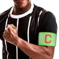 thumbnail image 3 of 2 Brazaletes de Capitán de Fútbol, Elásticos, Alta Visibilidad, Brazaletes de Capitán para Equipos Deportivos, 3 of 7