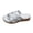 Silver, variant on EKVAHL Orthopedic Shoes for Women, Cushioned Recovery Slides, Arch Support Flat Sandals for Plantar Fasciitis and Daily Walking White