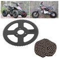 thumbnail image 3 of Cadena de Moto, Cadenas de Bicicleta de Bolsillo de Aleación de Acero de Confiable de Garantizada, Resistente Mini Moto para Triciclo Eléctrico, 3 of 7