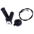 thumbnail image 2 of Dalazy Pair Left+Right Twist Throttle Accelerator Grip w Cable for 110-125cc ATV, 2 of 9