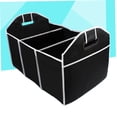 thumbnail image 3 of HAMPPLIES Car Organizer Storage Box Nonwoven Tool Bag Black 1Set for Organizing Items, 3 of 8