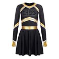 thumbnail image 3 of Zaldita Kids Girls V Neck Long Sleeve Cheerleading Dance Dresses Halloween Fancy Party Dress Up Black 12, 3 of 6
