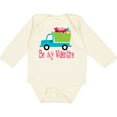 thumbnail image 3 of Inktastic Be My Valentine Heart Truck Boys or Girls Long Sleeve Baby Bodysuit, 3 of 5
