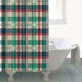 thumbnail image 4 of Multi Color Checkerboard Checkered Pattern Shower Curtain 72"x84" ,Bathroom Decorative Shower Curtains Set with 12 Hooks,Modern Waterproof Washable Shower Curtain, 4 of 6