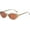 Sage Green Frame - Amber Lens, variant on Retro Oval Eye Sunglasses for Women 2026 Chic 90s Small Cute Skinny Thin Lightweight UV Protection Sun Glasses
