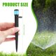 thumbnail image 2 of 100 piezas de aspersor de riego por goteo que puede ajustar el flujo de agua, 360 grados, utilizado para riego de jardín de 1/4 de pulgada, 2 of 5