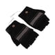 thumbnail image 2 of Guantes calefactables de medio dedo, guantes calefactables de doble cara, guantes calefactables de dedos completos y medios dedos sin dedos, con USB, para escribir y jugar, color negro, 2 of 10