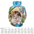 thumbnail image 2 of Tom And Jerry Mens Womens Novelty Hoodie 3D Print Pullover Hooded Long Sleeve Sweatshirts Tops Blouse with Pocket, 2 of 8