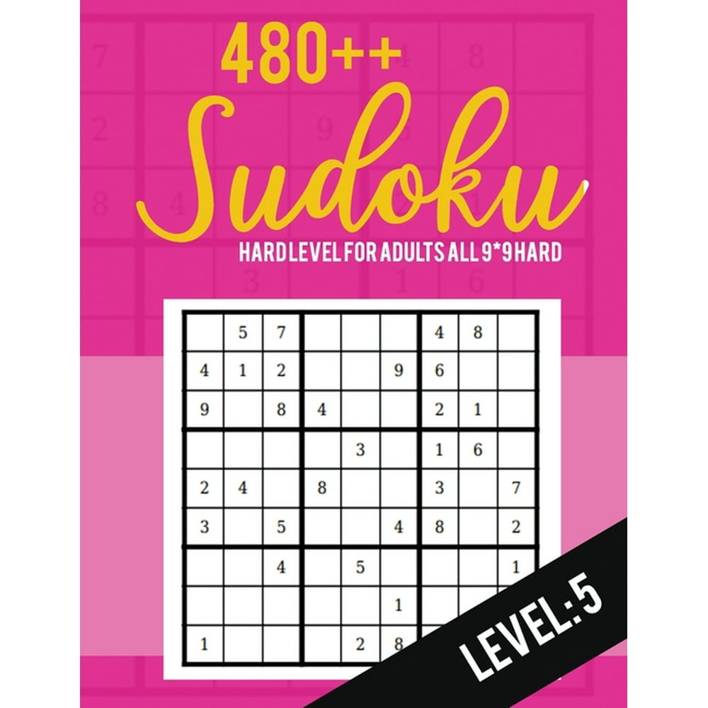 Sudoku Hard Level for Adults All 9*9 Hard 480++ Sudoku level 5