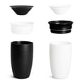 thumbnail image 4 of Sippy Cup Munchkin Miracle 360 para niños pequeños, 300 ml, paquete de 2 unidades, color blanco y negro, 4 of 8