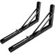 thumbnail image 3 of Set Of 2 Metal Wall Mounted Folding Shelf Bracket, Industrial Wall Shelf Bracket, Folding Bracket For Workbench, Garage, Kitchen, Room Decor, 68kg/150, 3 of 5