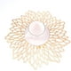 thumbnail image 3 of 4 manteles individuales de oro rosa, manteles individuales redondos huecos, manteles individuales redondos, manteles individuales de plástico, utilizados para aislamiento térmico de platos y decoración de mesa Sincero Electrónica, 3 of 5