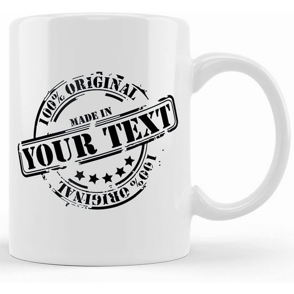 Made In Mug Add Your Birth Town Novelty Gift Mug, Ceramic Novelty Coffee Mug, Tea Cup, Gift Present For Birthday, Christmas Thanksgiving Festival, 11oz Sarcasm With