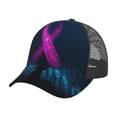 thumbnail image 7 of Picia Two Human Hands are Holds Pink Ribbon Awareness Pattern Trucker Hat,Baseball Cap,Sun Protection Cap,Stylish Headwear,Leisure Cap,Outdoor Sports Cap, 7 of 7