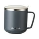 thumbnail image 5 of Taza de Café de Acero Inoxidable con Tapa y Asa Strade Fareast Limited Gris 400 ml, 5 of 8