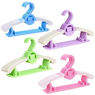 Cheers US 5Pcs Baby Hangers Kids Hangers Childrens Hangers Child Hangers  Plastic Toddler Infant Nursery Hangers Small Baby Clothes Hangers Plastic