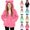 Hot Pink, variant on ATOGUTA Girls Fleece Jackets Zip-Up Hoodie Sweatshirt Fall Winter Lightweight Jacket Outerwear Size 4T-15, Hot Pink