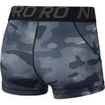 thumbnail image 3 of Nike Women's Pro 3" Camo Short (Black/White, Large), 3 of 3