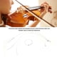 thumbnail image 3 of Cuerdas De Violín, Sonido Completo Brillante, Núcleo De Acero De Cromo Sólido, Cuerdas De Violín 4/4, Juego Completo, Volumen Potente Y Duradero Para Principiantes Para, 3 of 7