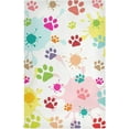thumbnail image 2 of Kitchen Dish Towels, Colored Cat Paw Prints Kitchen Towels Set of 6 Super Soft Absorbent Dish Towels Set Microfiber Polyester Kitchen Dish Cloths Decorative Tea Towels, 28"x18", 2 of 7