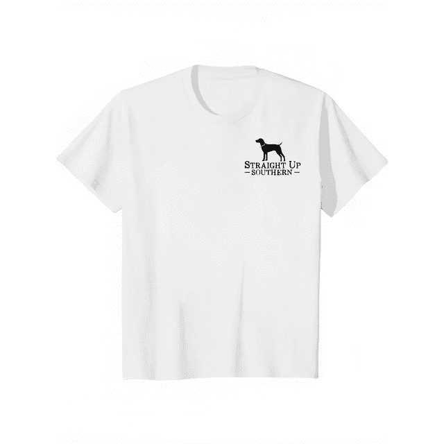 Straight up Southern Men's 100% Cotton T-Shirt – Double-Sided Print, Navy Crew Neck Short Sleeve, Comfortable & Stylish, Perfect Gift for Casual attire, Cotton T Shirts