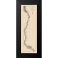 thumbnail image 2 of Collot 9x18 Black Modern Framed Museum Art Print Titled - Mississippi River, Missouri River to Mouth 1796, 2 of 5