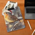 thumbnail image 6 of Christmas Birds Trees Snow Foldable Binder Folder Clipboard with Pen Slot Double Clips A4 Size File Storage, 6 of 8