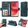 thumbnail image 1 of Funda GANGXUN para Motorola Moto E15 con diseño acolchado elegante, cuero PU, protección total y ajuste preciso, 1 of 5
