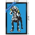 thumbnail image 3 of Keith Kimberlin - Puppy - Modern Weimaraner Pop Art Wall Poster, 14.725" x 22.375", Framed, 3 of 5