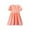 Orange, variant on Girls Summer Dresses Kids Cute Puff Sleeve Doll Collar Dress Casual Ruffle Swing Aline Dresses Orange, 5 Years