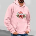 thumbnail image 3 of Lopecy-Sta Mens Hoodies Merry Christmas Oversized Hoodies Fleece Sweatshirts Funny Chenille Patch Xmas Holiday Pullover with Pocket, 3 of 4