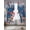 Blue, variant on Grey Christmas Sheer Curtains 45 Inch Length 2 Panels Set, Snowman Elk Balls Snowflake Xmas Voile Window Treatment Rod Pocket Small Kitchen Curtains Drapes for Bedroom 52"x45"x2