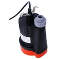 XNGGNG Submersible Water Pump 1/3HP 2500GPH Thermoplastic Utility Pump