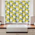 thumbnail image 2 of Ambesonne Bohemian Kitchen Curtains, Summer Season Fruits, 55"x45", Reseda Green Yellow, 2 of 3