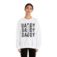 thumbnail image 3 of Volleyball Daddy Dad Fathers Day Sweatshirt, Gifts, Crewneck, 3 of 7