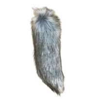 Cats Foxes Tail Clip on Halloween Cosplay Party Costume Leopards Dog Wolf Tail Tails Therians Tails