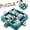Level 3 in 1-Advanced-Mars Green Board, variant on Advanced 3-in-1 Mental Stimulation Dog Food Puzzle Toy with Mars Green Puzzle Board
