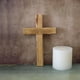 thumbnail image 1 of Cruz de madera de Olivo Holyland Crafted Art 4.5' para Hogar y fe, 1 of 3